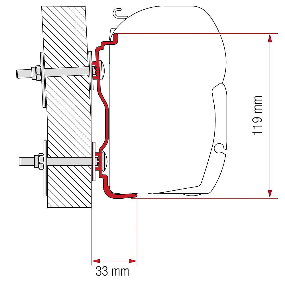 Adapteris Hymer nuo 2016 m. F45 / F70