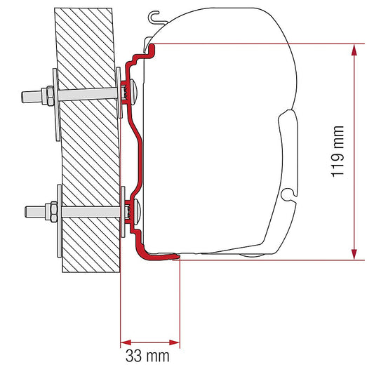 Adapteris Hymer nuo 2016 m. F45 / F70