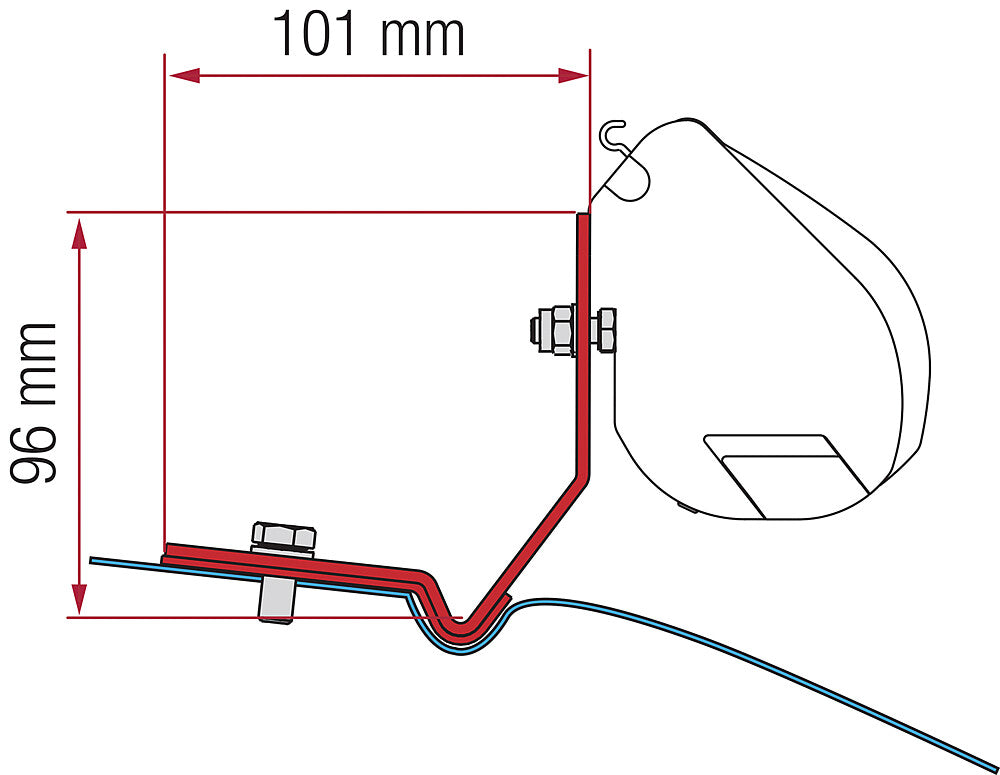 Adapterio komplektas F35 VW Caddy