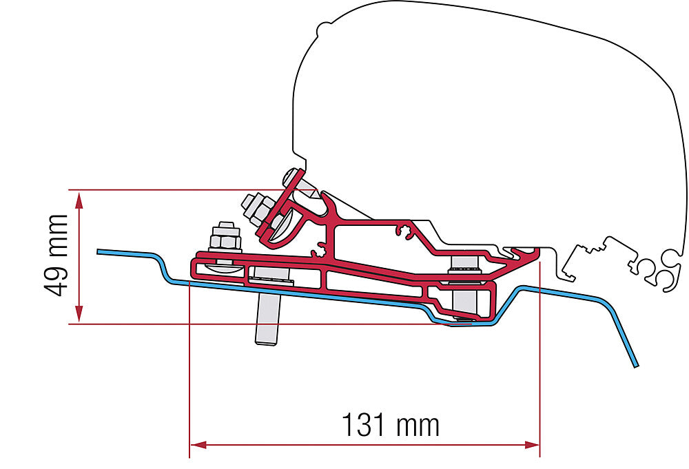 Adapteris F80S Ford Transit H3 nuo 2014m