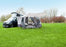 Airhub Hexaway II furgono tentas, prikabintas, debesies pilkas