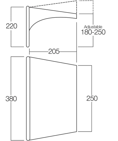 Tentas Vango Air Beam Sky Canopy, skirtas karavanams ir nameliams ant ratų