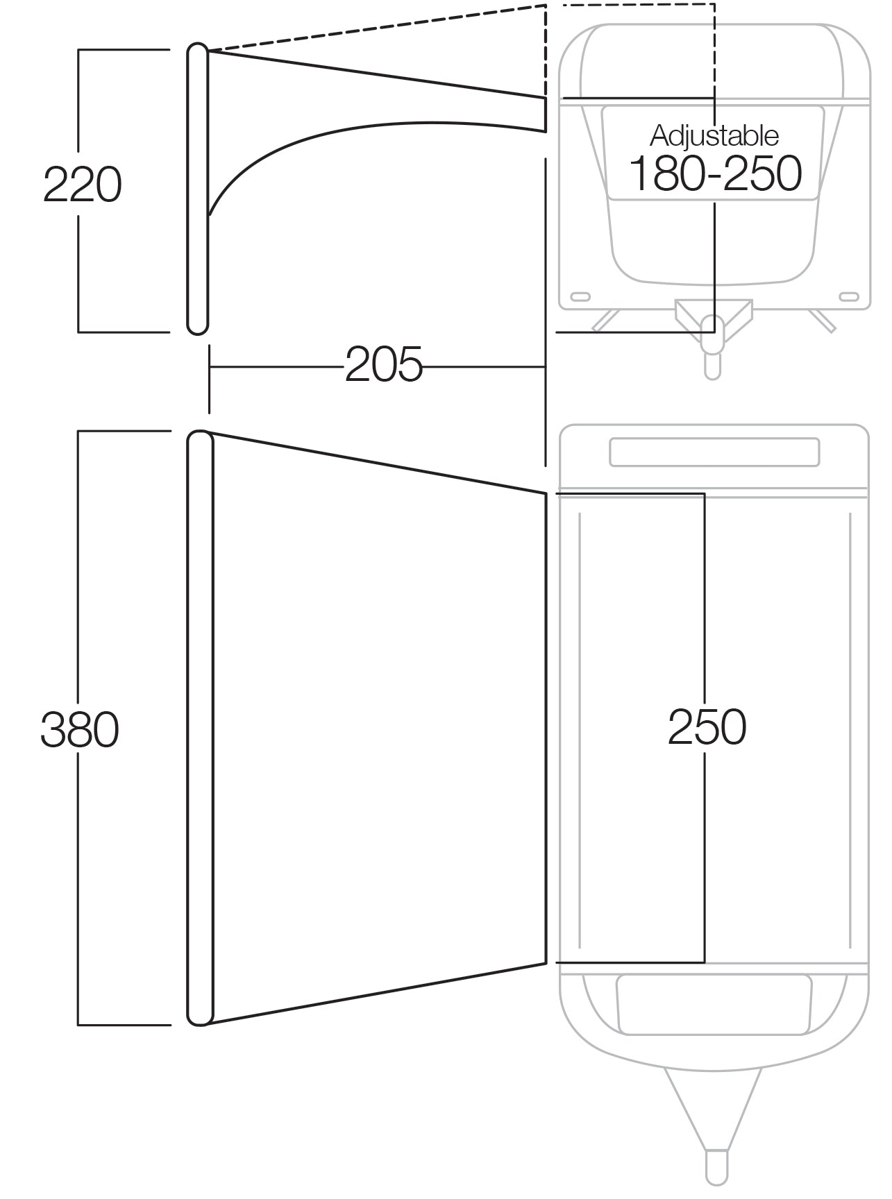 Tentas Vango Air Beam Sky Canopy, skirtas karavanams ir nameliams ant ratų