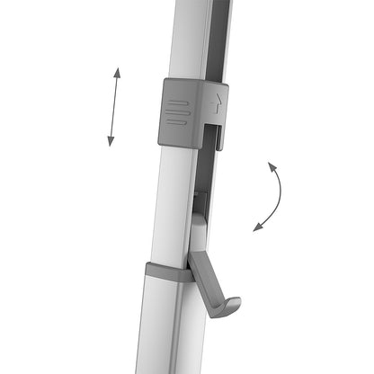 Sieninė markize PerfectWall PW 1500 12 V variklio audinio horizontas pilkas