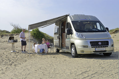 Stogo markizės PerfectRoof PR2000 audinio spalvų horizontas pilkas