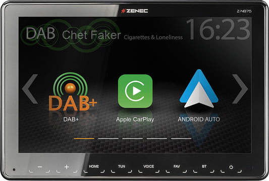Infotainer Z-N875 1-DIN 9 colių ekranas