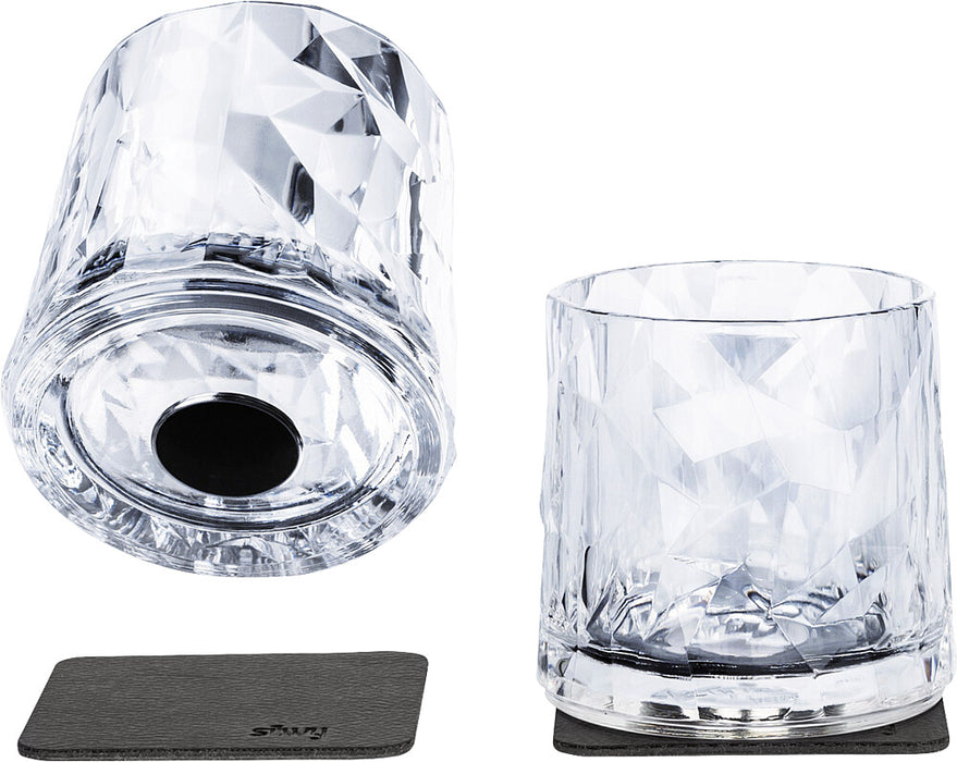 Magnetiniai plastikiniai stiklai TUMBLER, rinkinys iš 2, aukštųjų technologijų, skaidrūs