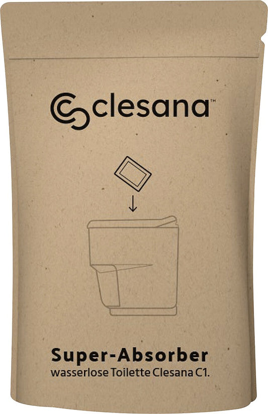 Super absorberis Clesana tualetams