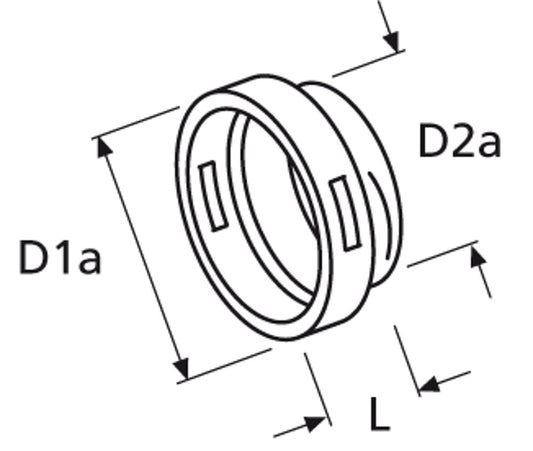 Adapteris 90/80